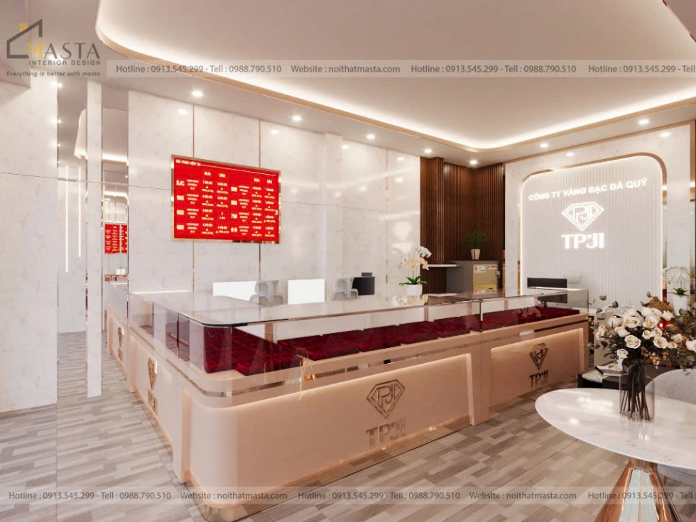 Phối cảnh 3D thiết kế trang sức Campione Jewelry, quận 3 (Option ideas 2)